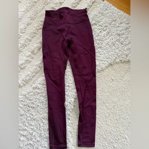 Fabletics Motion 365 Burgundy Leggings Size S